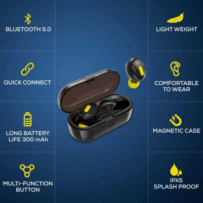WeCool Moonwalk Mini Earbuds with Magnetic Charging Case IPX5 Wireless Earphones with Digital Batter Profile Picture