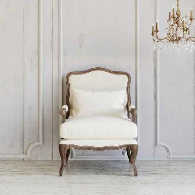 White Linen Armchair | Manoir Profile Picture