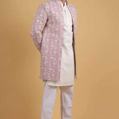 Rose Damask Silk Indo-Western: Perfect Balance of Charm and Culture Profile Picture