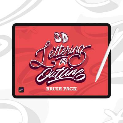 3D Lettering & Outline Brush Pack Profile Picture